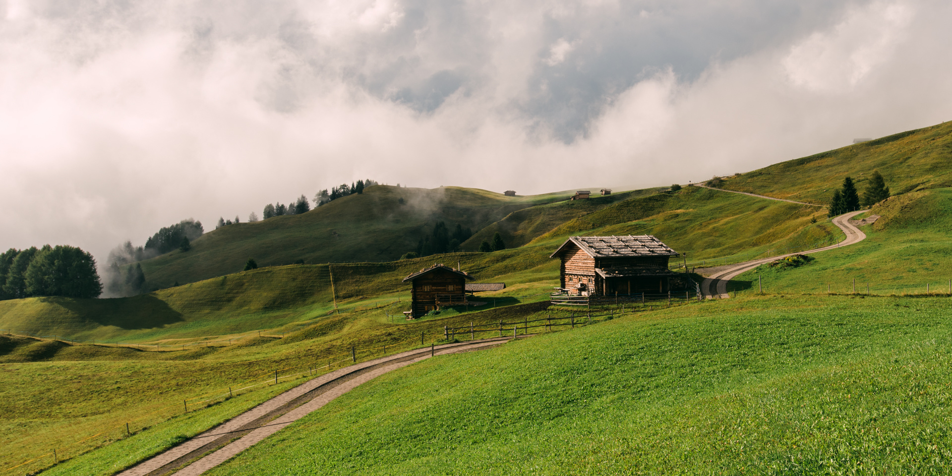 Südtirol Abendsonne Seiser Alm 2017