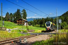 Südtirol-Bahn bei Olang