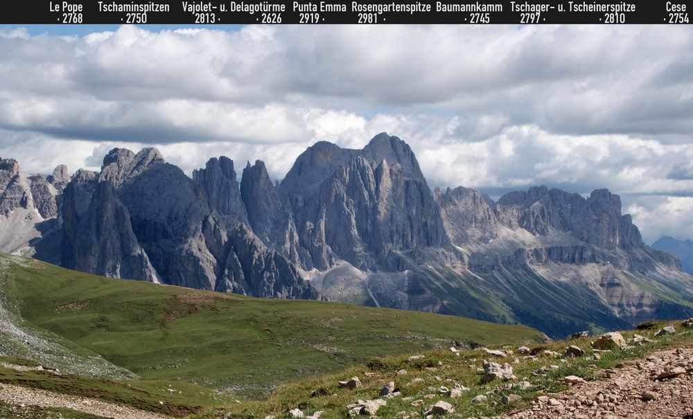 Südtirol: Der Rosengarten …