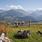 Südtirol - Dreikirchen/Brixen - Blick über das Eisacktal, Richtung Südost