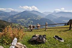 Südtirol - Dreikirchen/Brixen - Blick über das Eisacktal, Richtung Südost