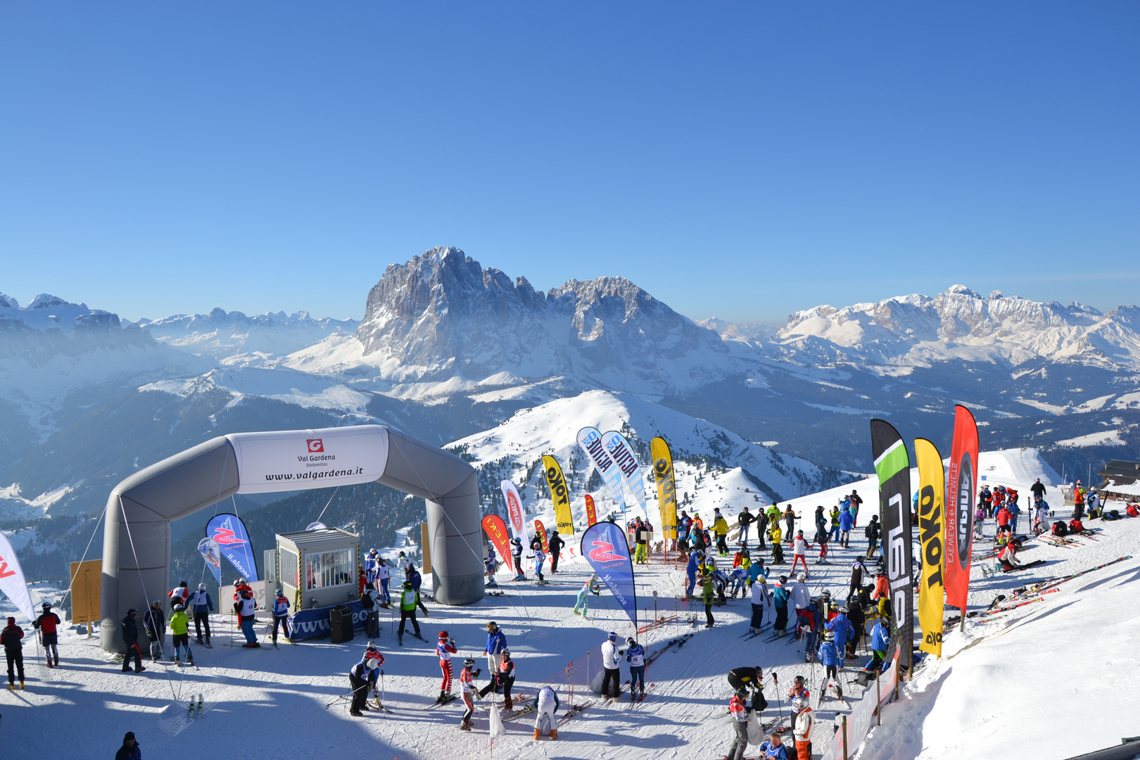 Südtirol Gardenissima 2014 - der längste Riesentorlauf der Welt