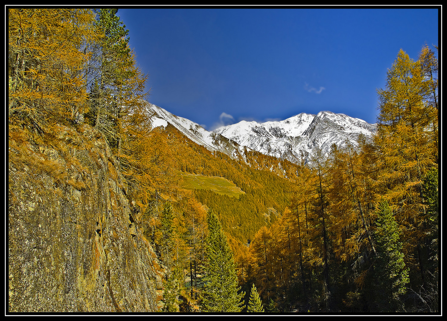 Südtirol - Herbst am Vernagtsee