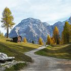 Südtirol im Herbst. Hier auf knapp 2000 m im Tal von Wengen. 