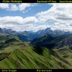 Südtirol: Langkofel-Blick …