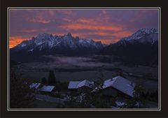 Südtirol - Morgenrot über Toblach