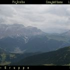 Südtirol: Panorama von der Seceda oberhalb des Grödnertals