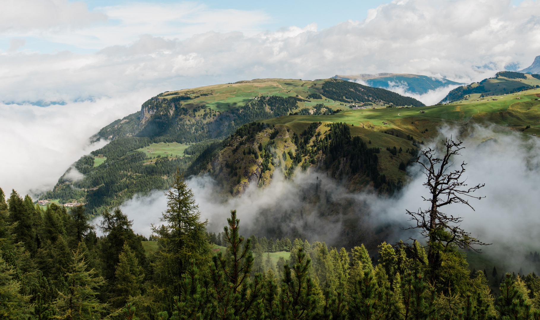 Südtirol von unterem Schlern aus 1 2017