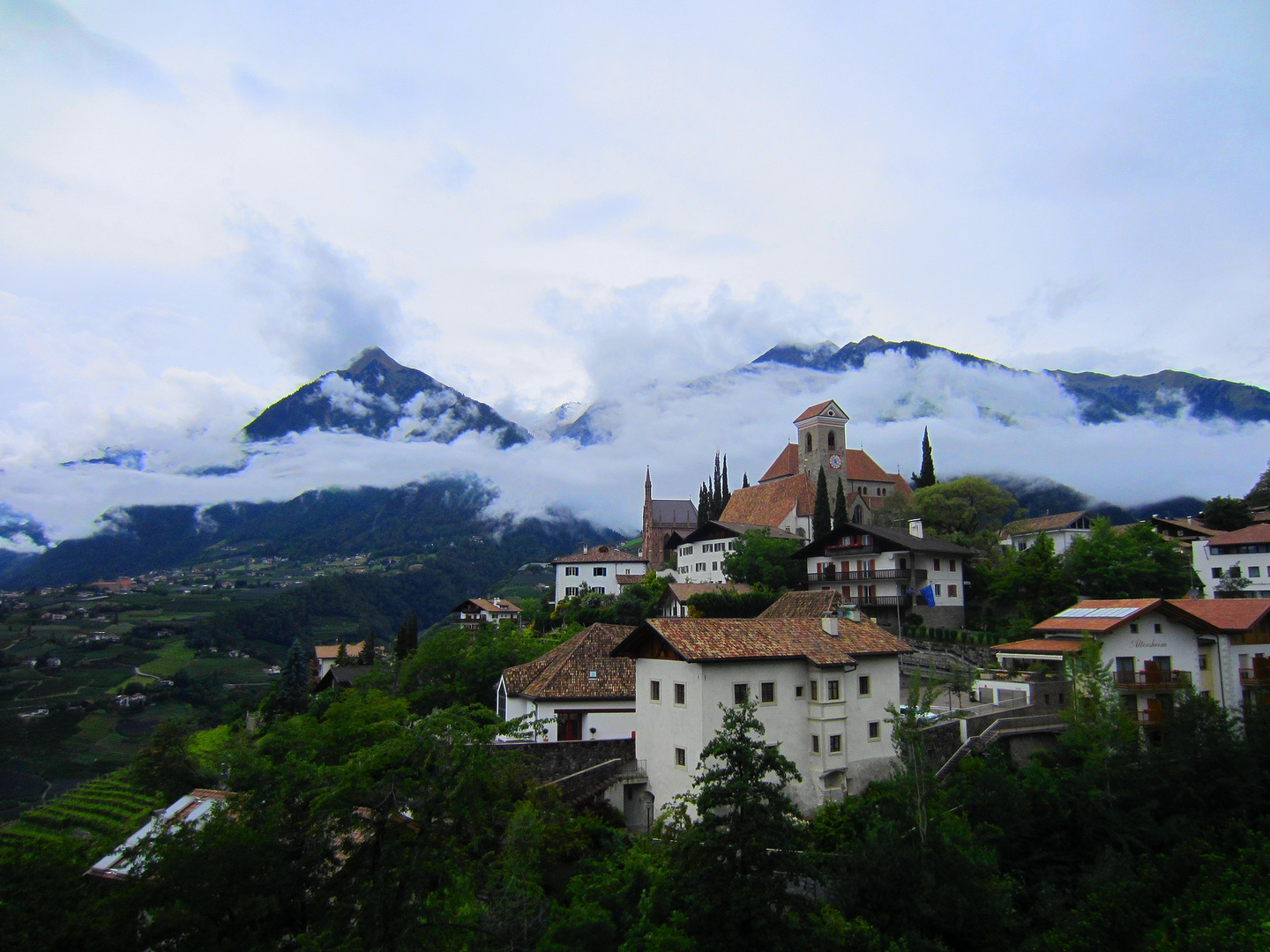 Südtirol...Blick in die Berge