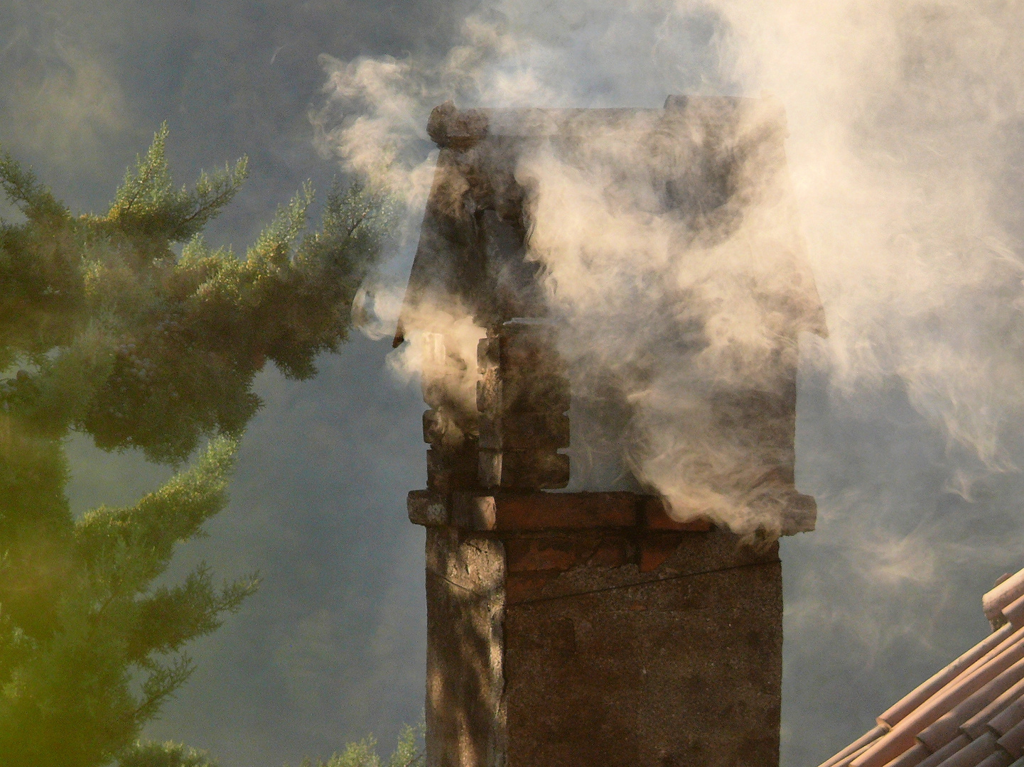 Südtiroler Bergbauernhofschlot in Action