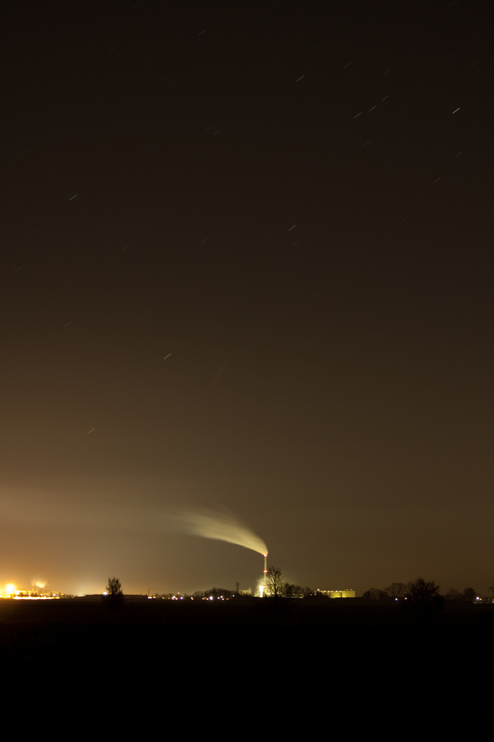 Südzucker Plattling im Sternenhimmel