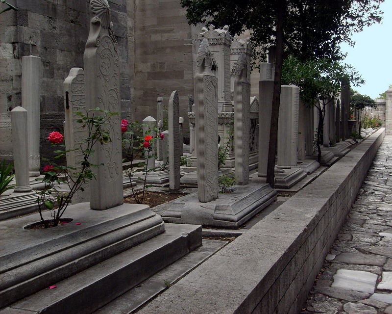 Süleymaniye 1/10: Friedhof der Süleymaniye Moschee