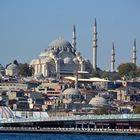 Süleymaniye Moschee und Galata-Brücke