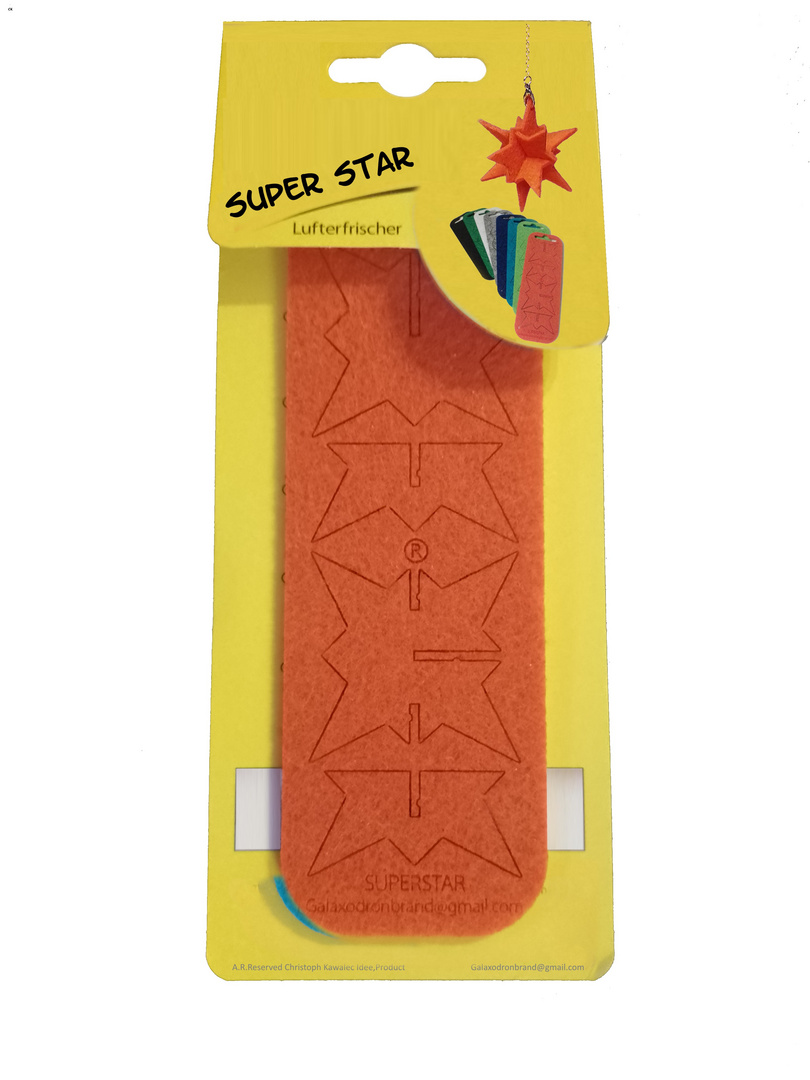 Süper Star Card,Weihnachts stern,Duft,Tischschmuck ,Galaxodron