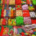 Süßigkeitentisch in der La Bouqueria, Markthalle von Barcelona