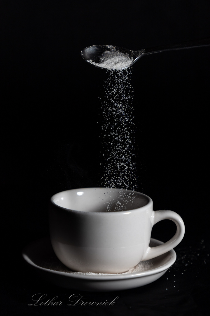 sugar in a cup