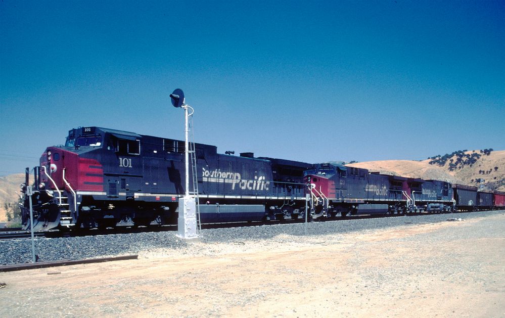 Sugarbeet Train der Southern Pacific, Caliente, CA