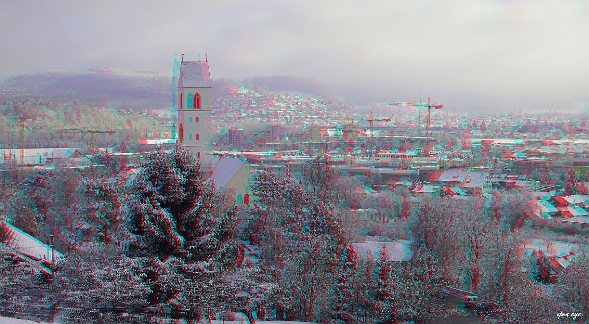 Suhrerkopf - Suhr Kt. Aargau Schweiz - Anaglyphen 