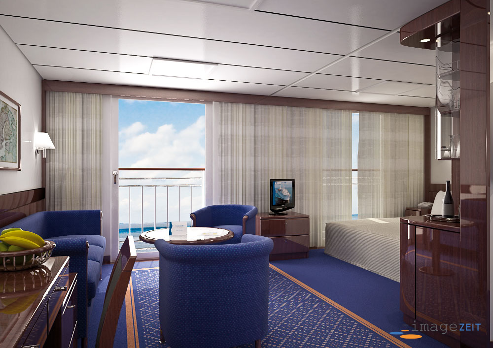 SuiteKabine Kreuzfahrtschiff Foto & Bild rendering, 3d , digiart Bilder auf