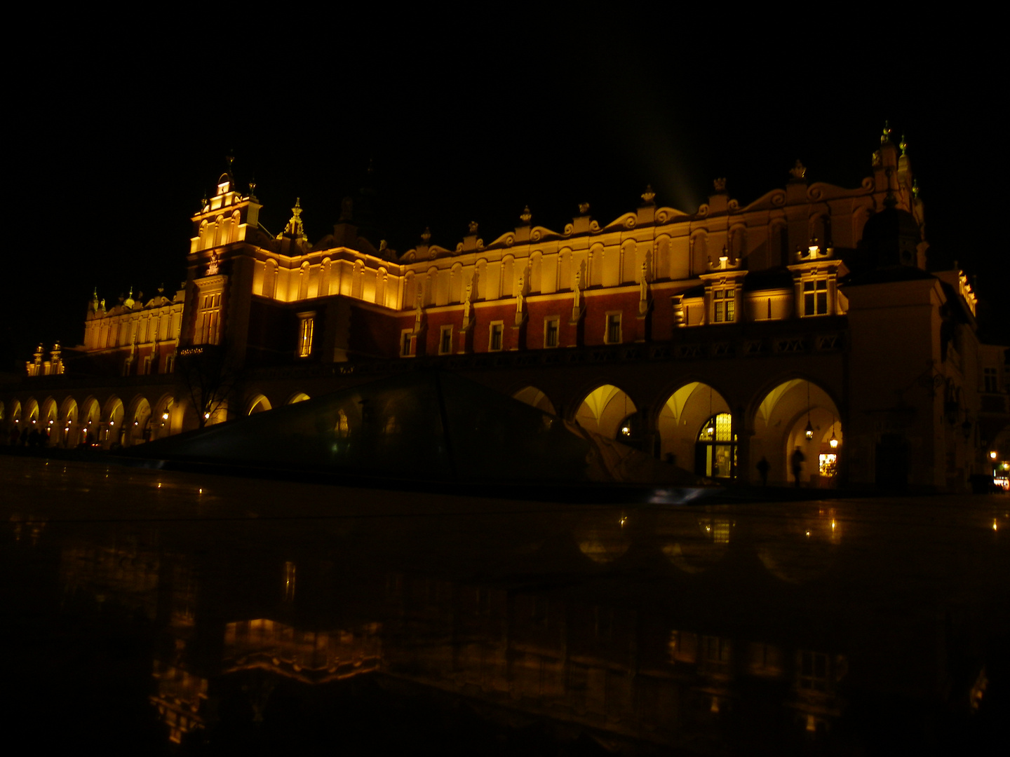 Sukiennice (Krakow) at the evening light