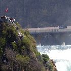 Sul cucuzzolo delle cascate di Sciaffusa