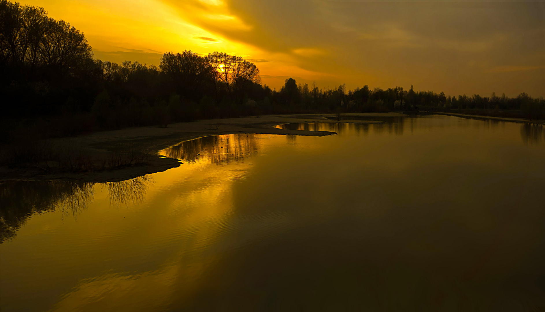 Sul lago dorato