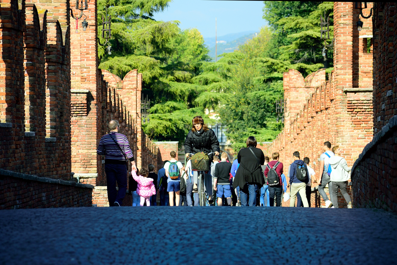 sul ponte di Castelvecchio