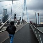 sul ponte di Rotterdam