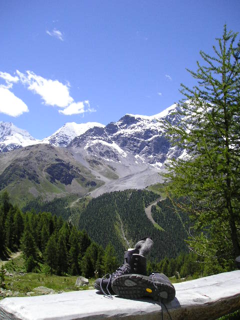 Sulden, Abstieg Düsseldorfer Hütte