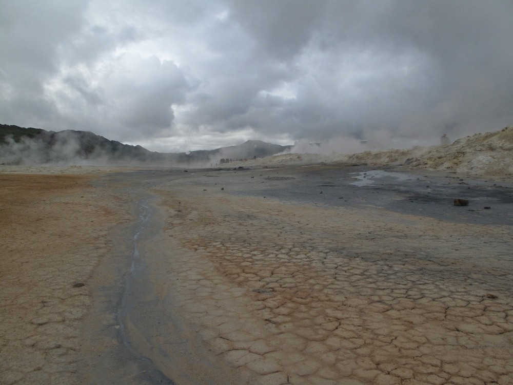 Sulfataren in Nord-Island, Krafla-Gebiet