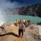Sulfur worker, Ijen Crater, Banyuwangi, East Java
