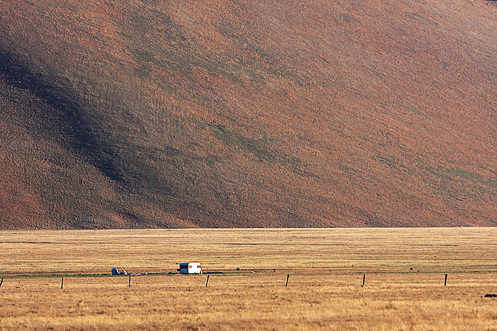 Sulla piana di Castelluccio..