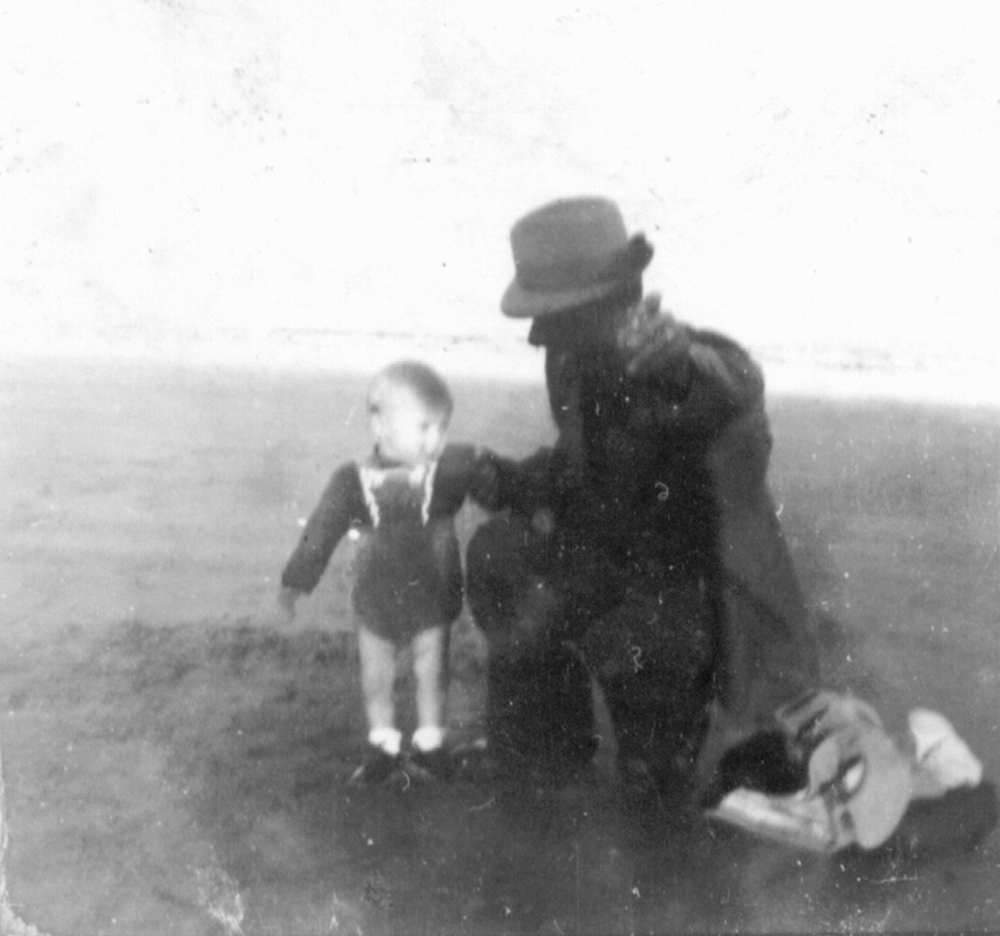 Sulla spiaggia di Sottomarina con il papà