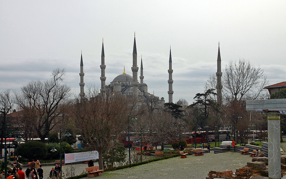 Sultan-Ahmed-Moschee, auch "Blaue Moschee" genannt…