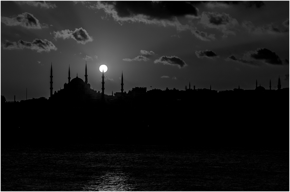 Sultan-Ahmed-Moschee, monochrom