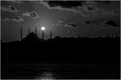 Sultan-Ahmed-Moschee, monochrom