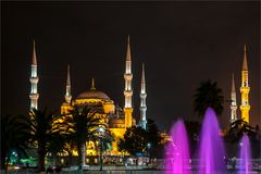 Sultan Ahmed Moschee @ Night