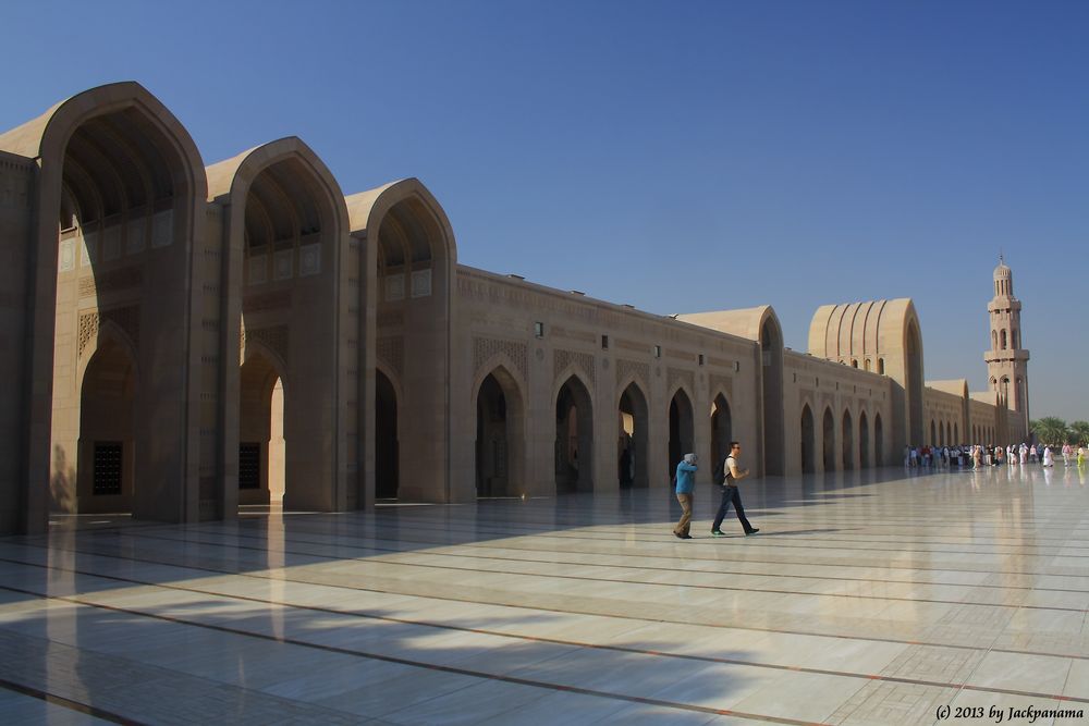 Sultan-Qaboos-Moschee in Muscat (Sultanat Oman) (1)