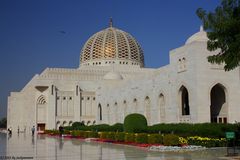 Sultan-Qaboos-Moschee in Muscat (Sultanat Oman)