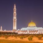 Sultan Quaboos Moschee by night