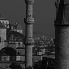 Sultanahmet (Blaue) Moschee in den Abendstunden des Ramazan