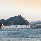 Sultanspalast Al Alam in Muscat (Oman) - Seeansicht