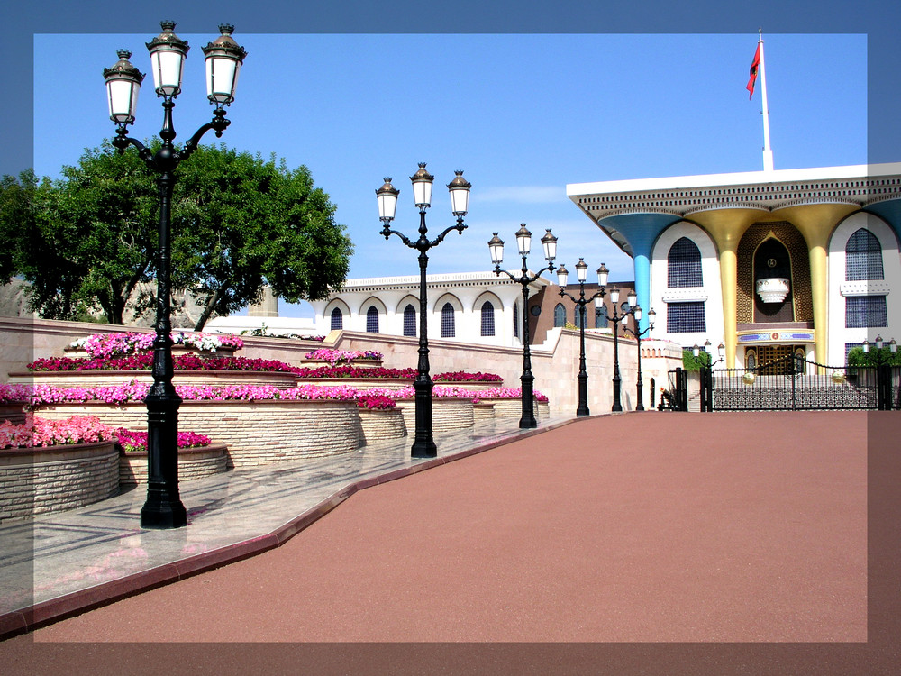 Sultanspalast in Oman