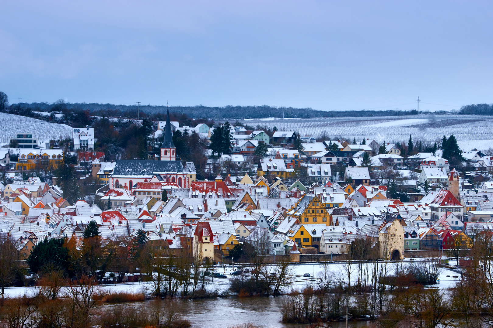 Sulzfeld am Main im Winterkleid