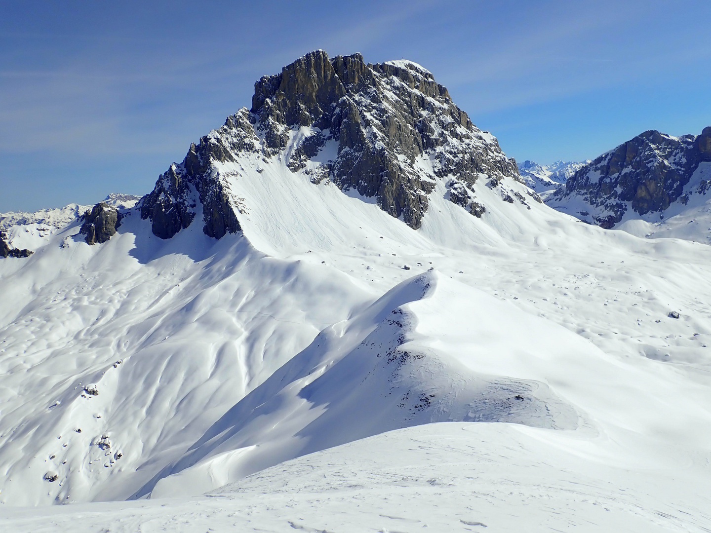 Sulzfluh vom Schafberg aus