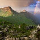 sulzspitze im letzten abendlicht