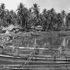 Sumatra, Sibolga, Fischersiedlung an der Westküste 1984