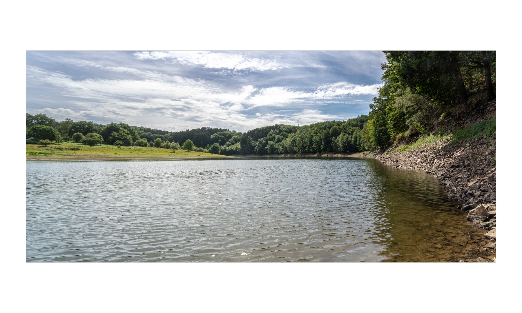 summer afternoon at the Wupper reservoir