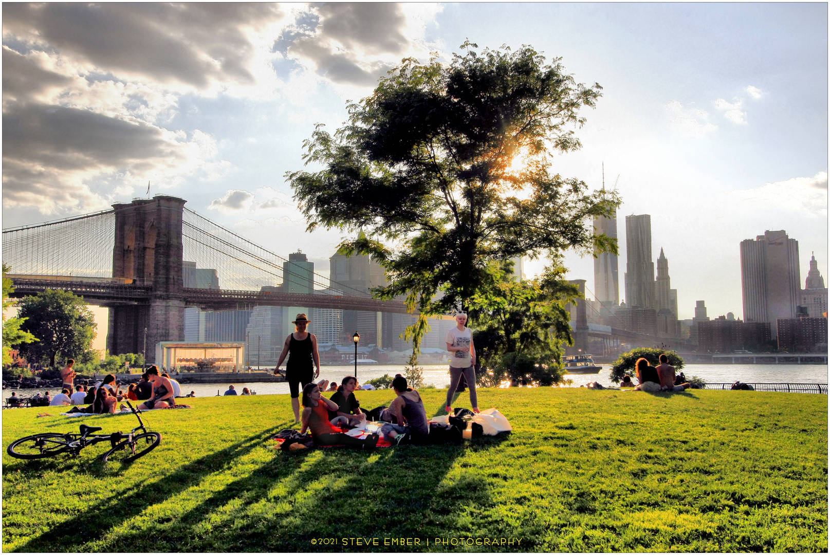 Summer Afternoon by the Brooklyn Bridge