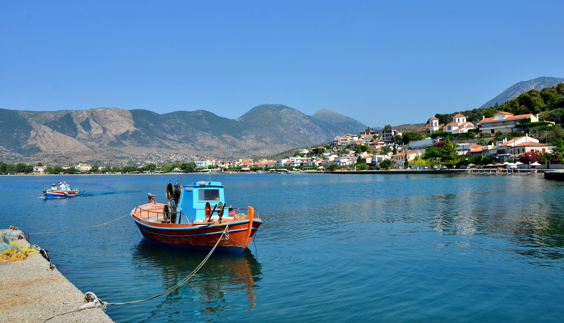 summer in Greece. Erateini Phocis